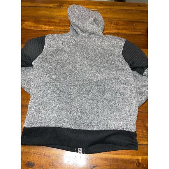 Quad Seven Kids Size Small Grey and Black Jacket - Picture 4 of 6